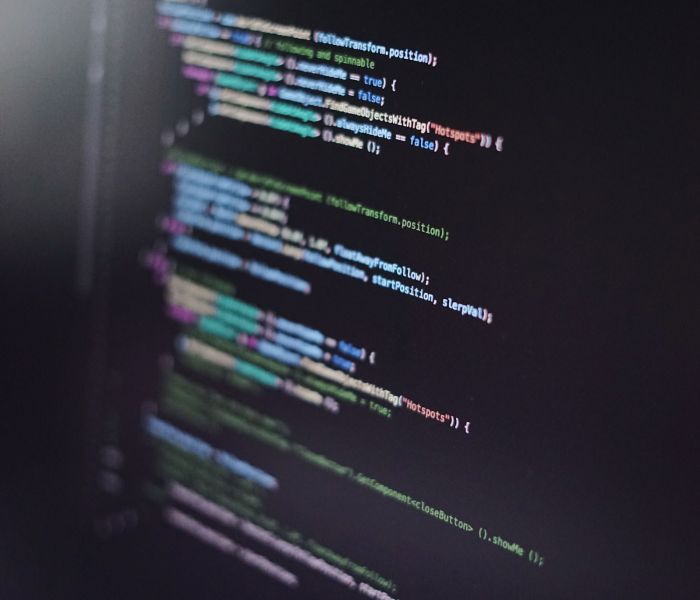 Bildschirm mit Quellcode